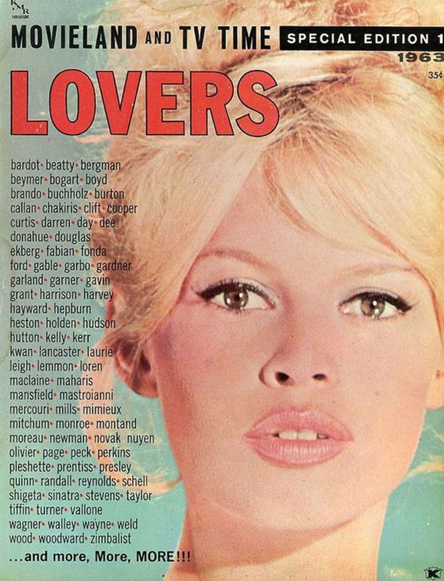 MOVIELAND/MOVIELAND AND TV TIME magazine side cover  Special Edition #1  1963