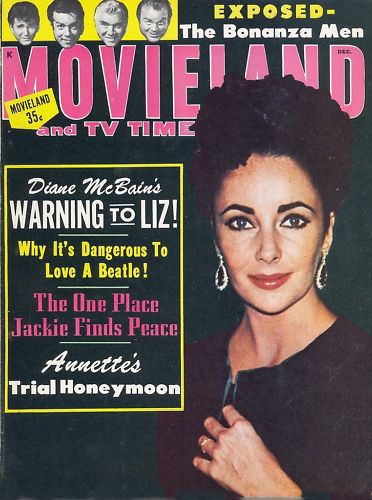 MOVIELAND/MOVIELAND AND TV TIME magazine side cover December 1964