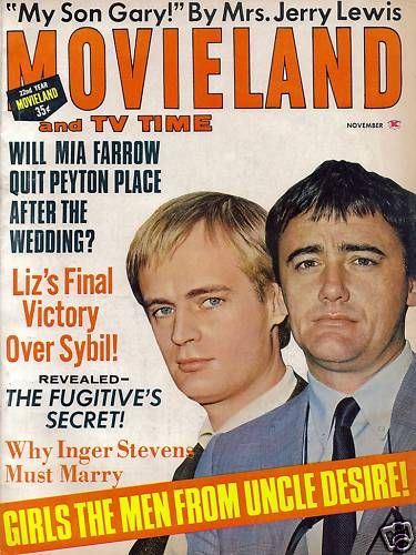 MOVIELAND/MOVIELAND AND TV TIME magazine side cover November 1965
