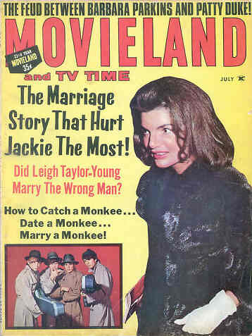 MOVIELAND/MOVIELAND AND TV TIME magazine side cover July 1967