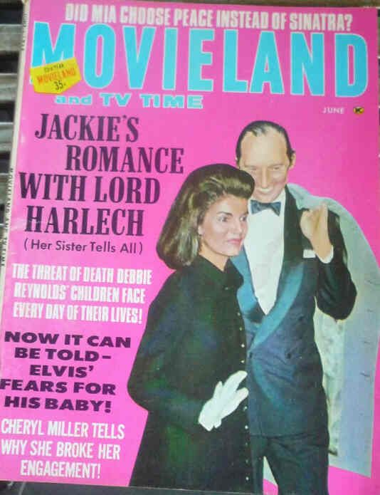 MOVIELAND/MOVIELAND AND TV TIME magazine side cover June 1968