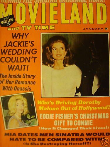 MOVIELAND/MOVIELAND AND TV TIME magazine side cover January 1969