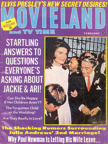MOVIELAND/MOVIELAND AND TV TIME magazine side cover February 1969