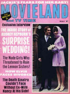MOVIELAND/MOVIELAND AND TV TIME magazine side cover May 1969