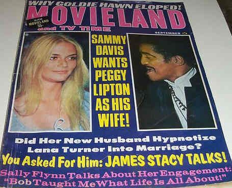 MOVIELAND/MOVIELAND AND TV TIME magazine side cover September 1969