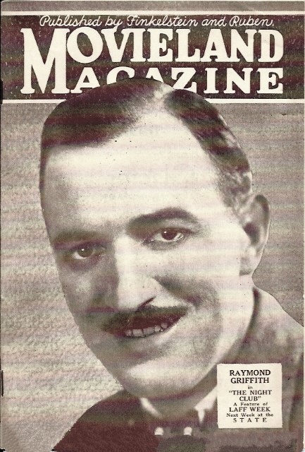 MOVIELAND MAGAZINE magazine side cover 2 May 1925