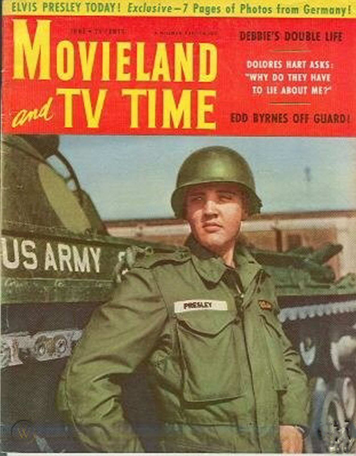 MOVIELAND/MOVIELAND AND TV TIME magazine side cover June 1959