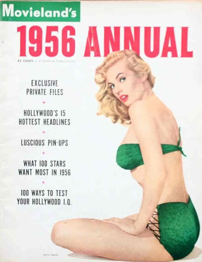 MOVIELAND/MOVIELAND AND TV TIME magazine side cover  Annual Annual 1956