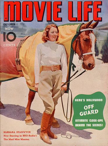 MOVIE LIFE magazine side cover October 1938