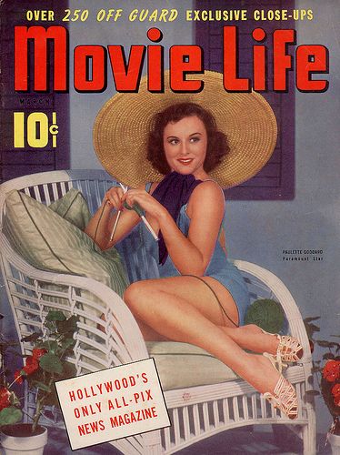 MOVIE LIFE magazine side cover March 1940