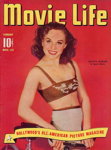 MOVIE LIFE magazine side cover February 1941