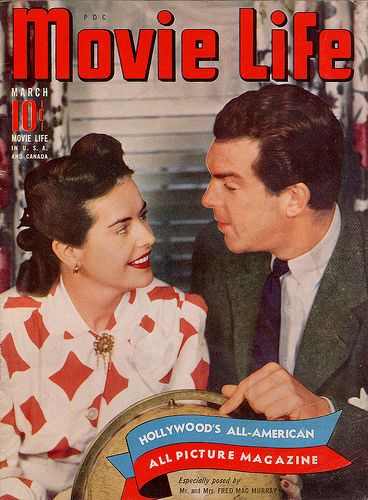 MOVIE LIFE magazine side cover March 1941