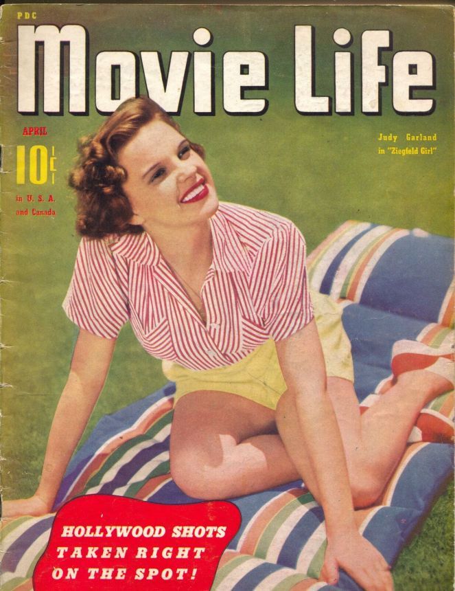 MOVIE LIFE magazine side cover April 1941