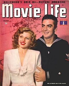 MOVIE LIFE magazine side cover December 1942