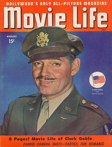 MOVIE LIFE magazine side cover August 1943