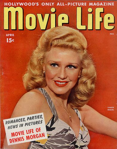 MOVIE LIFE magazine side cover April 1944