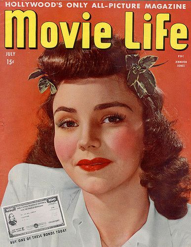 MOVIE LIFE magazine side cover July 1944