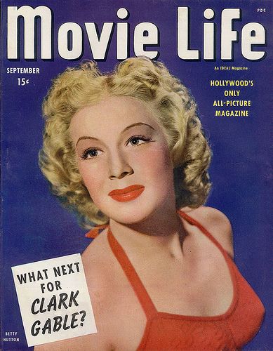 MOVIE LIFE magazine side cover September 1944