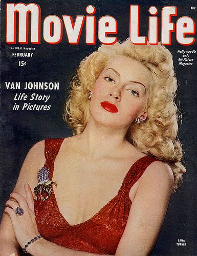 MOVIE LIFE magazine side cover February 1945