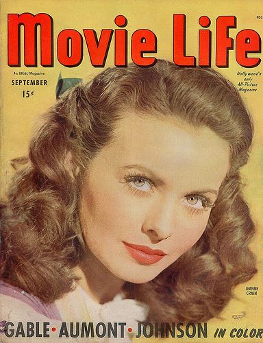 MOVIE LIFE magazine side cover September 1945