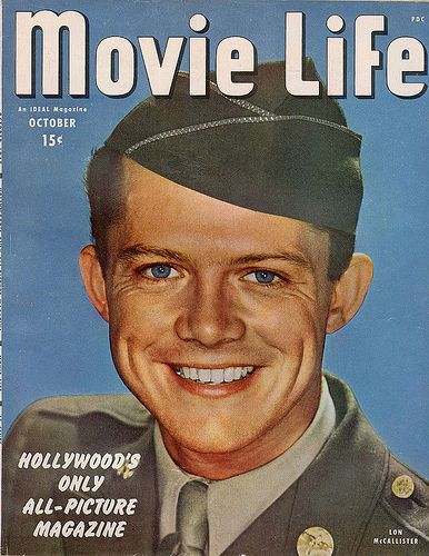 MOVIE LIFE magazine side cover October 1945