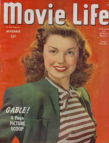 MOVIE LIFE magazine side cover November 1945