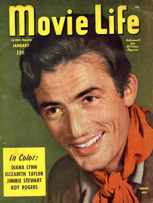 MOVIE LIFE magazine side cover January 1946