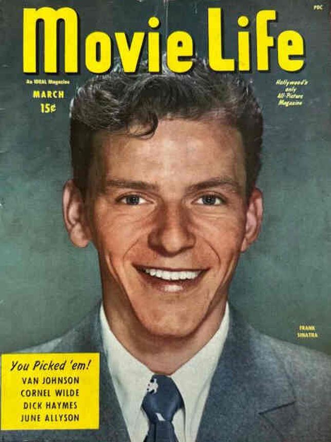MOVIE LIFE magazine side cover March 1946