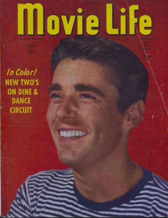 MOVIE LIFE magazine side cover May 1946