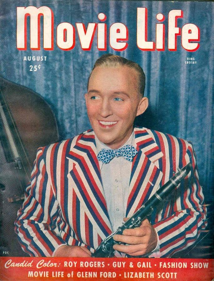 MOVIE LIFE magazine side cover August 1947
