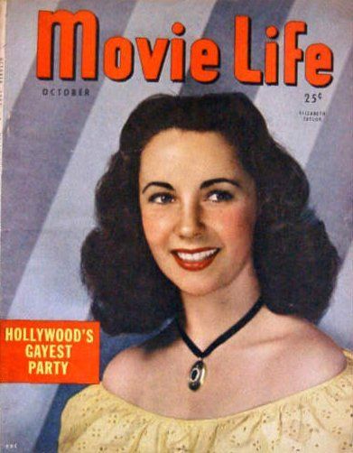 MOVIE LIFE magazine side cover October 1947