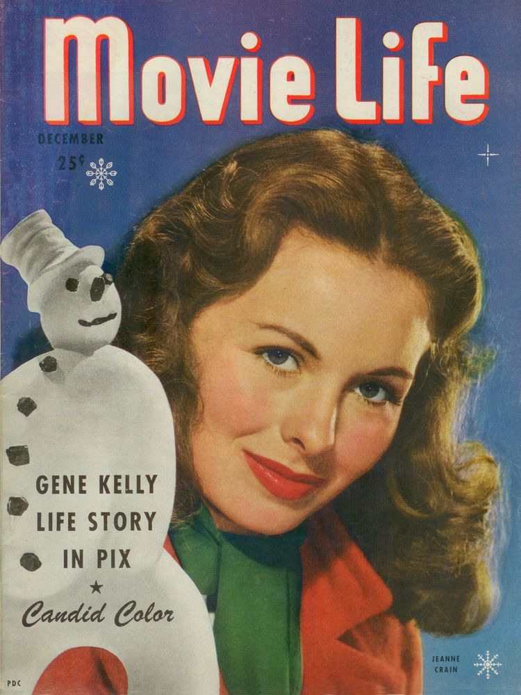 MOVIE LIFE magazine side cover December 1947