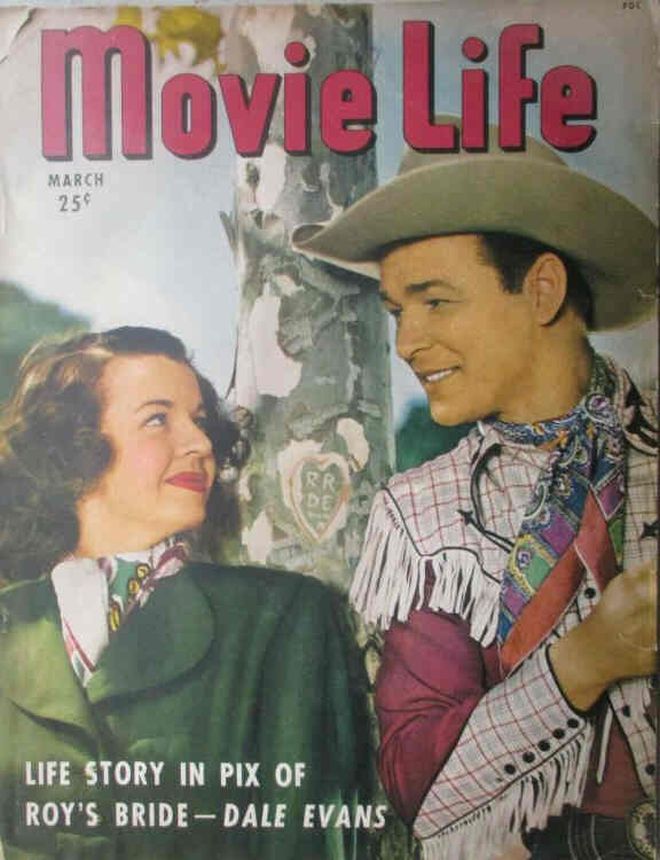 MOVIE LIFE magazine side cover March 1948
