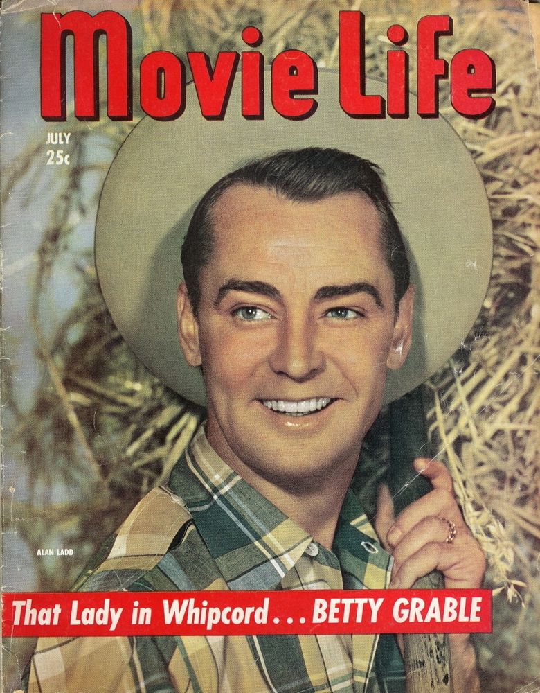 MOVIE LIFE magazine side cover July 1948