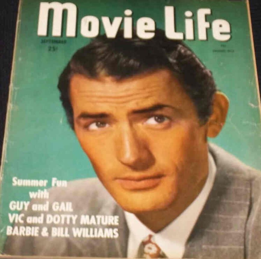 MOVIE LIFE magazine side cover September 1948