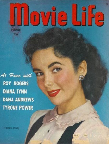 MOVIE LIFE magazine side cover October 1948