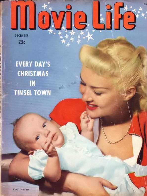 MOVIE LIFE magazine side cover December 1948