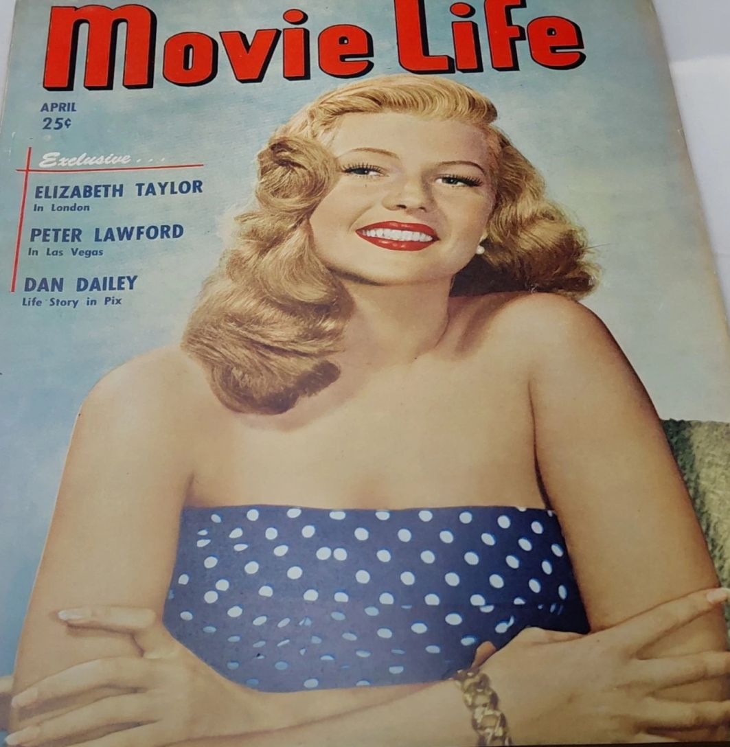 MOVIE LIFE magazine side cover April 1949
