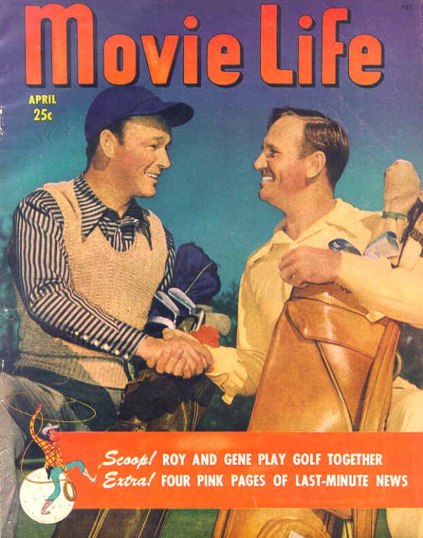 MOVIE LIFE magazine side cover April 1950