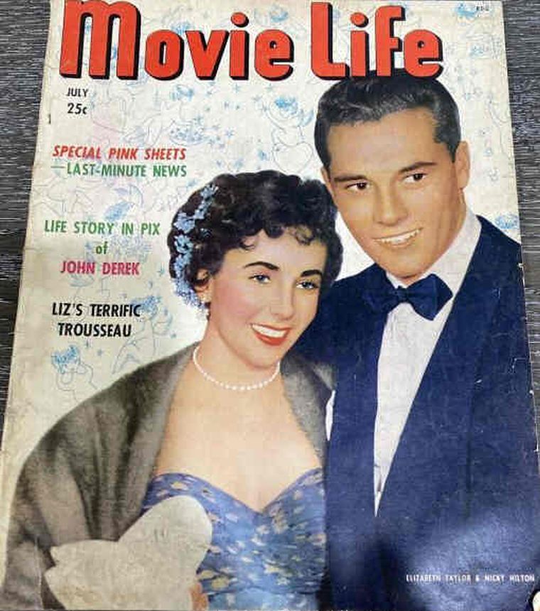 MOVIE LIFE magazine side cover July 1950