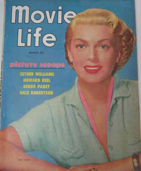 MOVIE LIFE magazine side cover March 1953