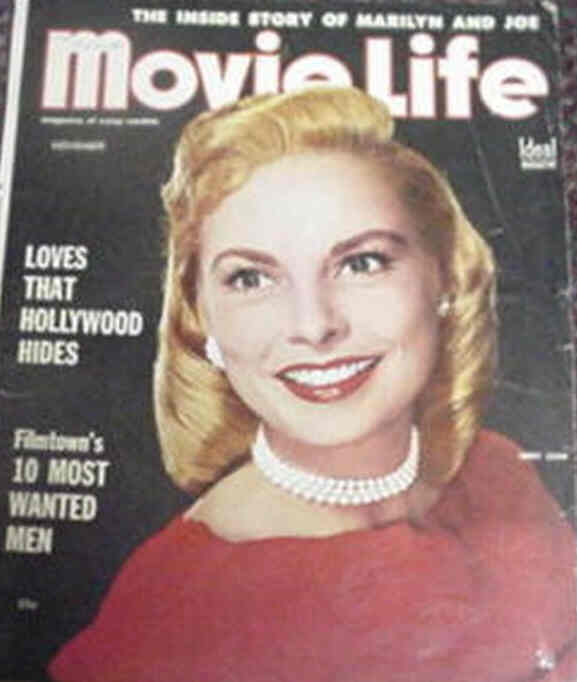 MOVIE LIFE magazine side cover November 1954