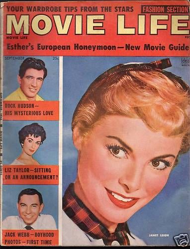 MOVIE LIFE magazine side cover September 1955