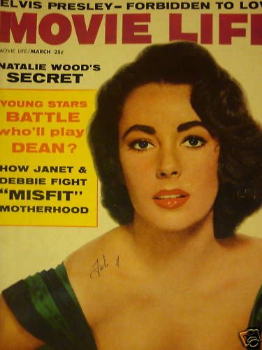 MOVIE LIFE magazine side cover March 1957