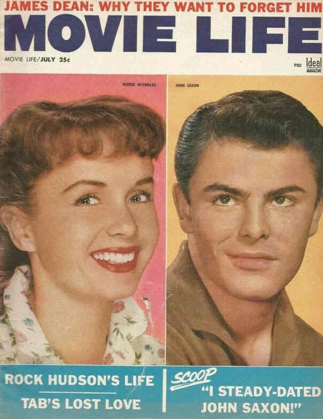 MOVIE LIFE magazine side cover July 1957