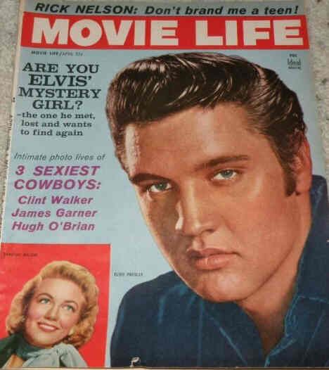 MOVIE LIFE magazine side cover April 1958
