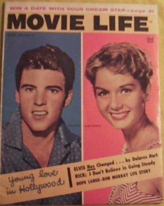 MOVIE LIFE magazine side cover June 1958