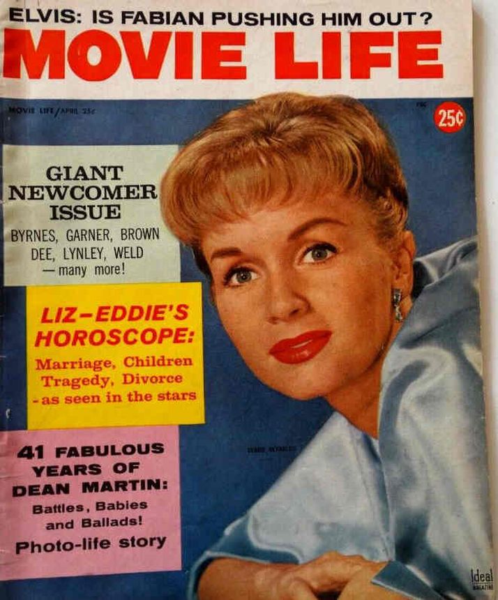 MOVIE LIFE magazine side cover April 1959