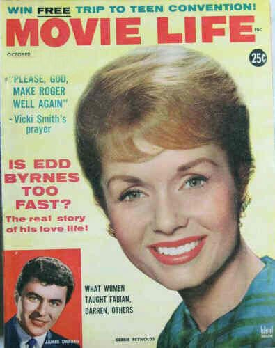 MOVIE LIFE magazine side cover October 1959