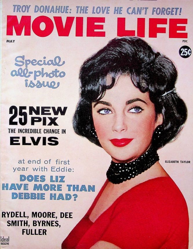 MOVIE LIFE magazine side cover May 1960